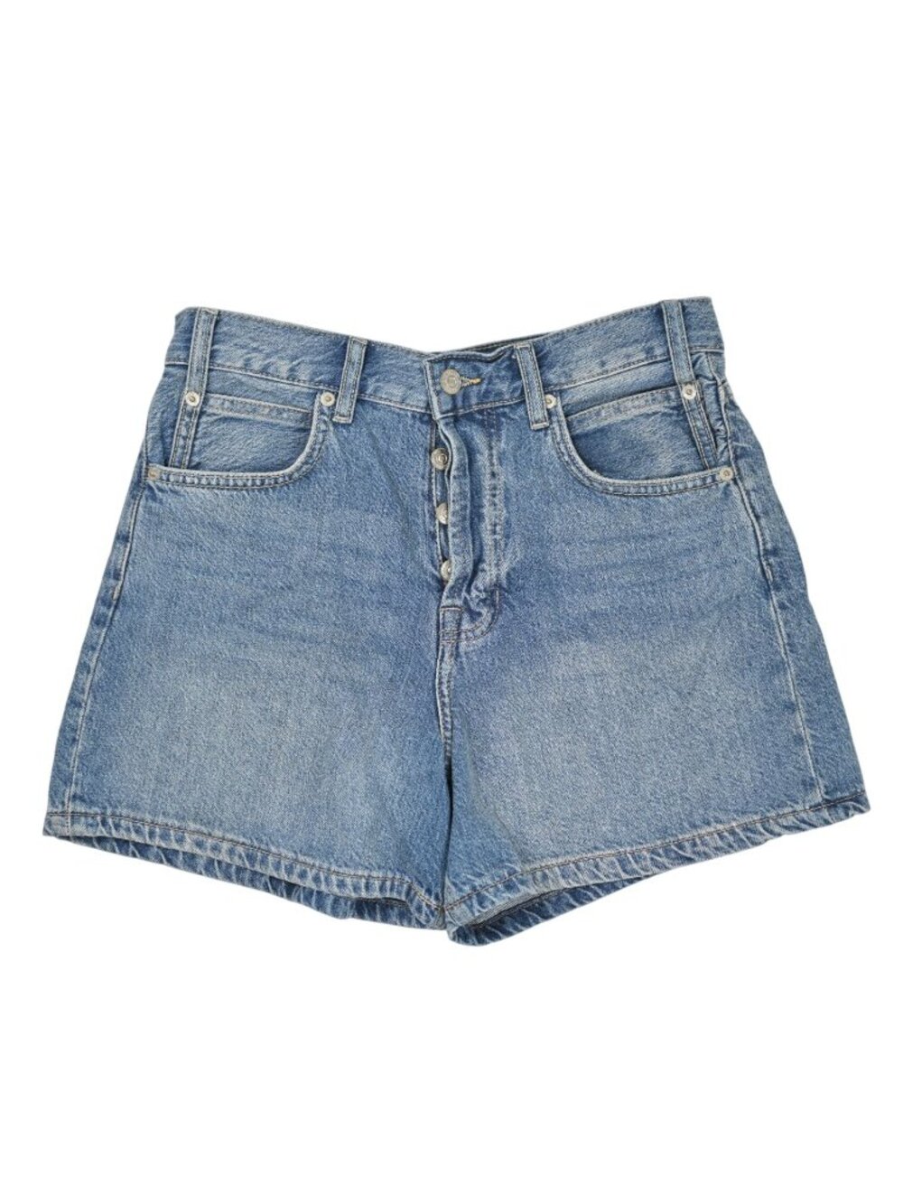 Free People Tippi Denim Shorts in Blue